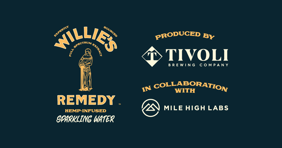 Blog header image with Willies Remedy, Tivoli Brewing, and Mile High Labs.